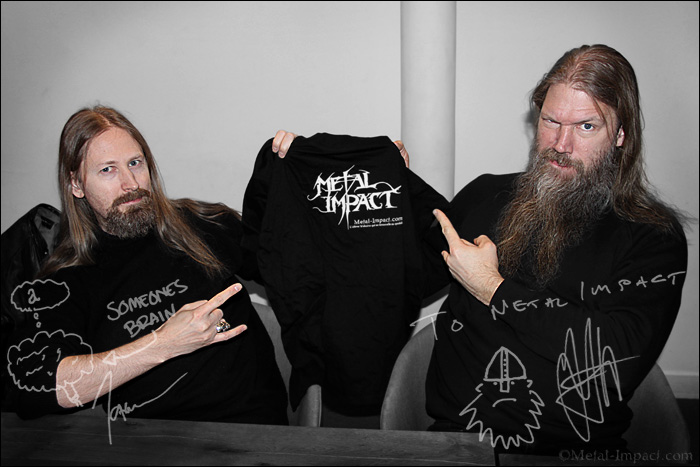 Interview : AMON AMARTH (se) - Johan Hegg et Johan Sderberg (Fv-2016 / ITW-VIDEO)